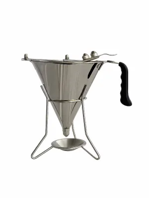 Stainless Steel Conical Funnel 304 Heavy Duty Industrial Funnel with Wide Mouth for Liquid Powder Oil Filling