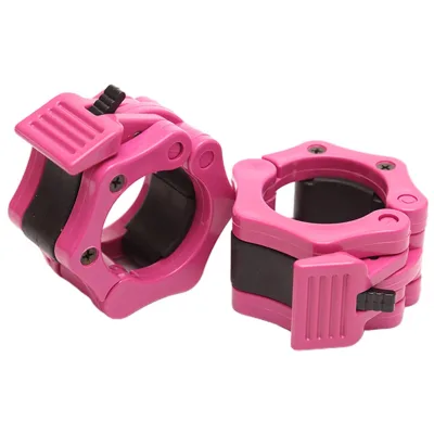 Custom 25/28/30mm Weight Lifting Barbell Clamps Quick Release Dumbbell Plastic Locking Barbell Collars