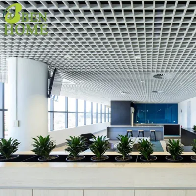 Promotion Price Open Cell Aluminum Suspended Grid Ceiling Modern Design Artistic Metal Ceilings