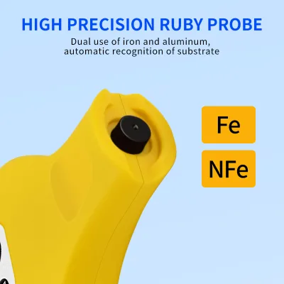 DR-A5 Paint Film Thickness Gauge for Measuring Paint Powder Putty Coatings on Iron and Aluminum Substrates Connect to the App