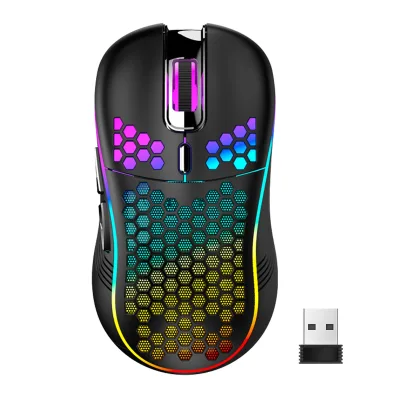 Cheap Gaming Mouse with Side Buttons Computer Accessories Souris  Sans Fil Rechargeable  Wireless  Gaming Mouse