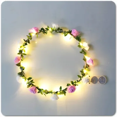 Beautiful Flower Crown Wholesale Bubble Flower Headband for Wedding Party Decoration