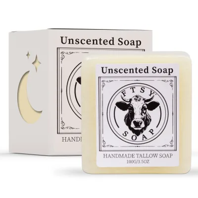 Hot Beef Tallow Soap Nourishing Moisturizing Repairing Handmade Tallow Soap