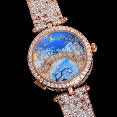 The Classic Cantilever Series Watches Are Suitable for Women to Wear As a Pair, They Are Ladies' Watches.
