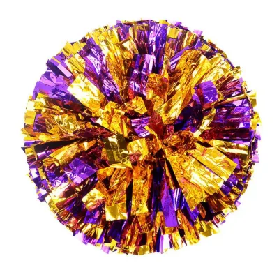 Icheerobics Free Design Shiny Material Price Cheerleading Pom Poms Wholesale Cheer 6 Inch Poms