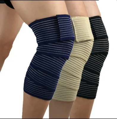 Compression Gym High Elastic Thick Non-Slip Breathable Knee Wraps Knee Brace with Protection for Knee Pain Relief Powerlifting