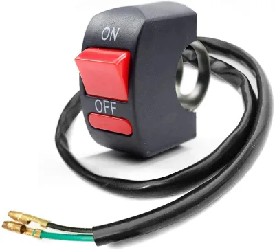 Wholesale 12V 24V Universal Motorcycle Handle Switch Black Red Motocicleta Accesorios on off Motor Automatic Features