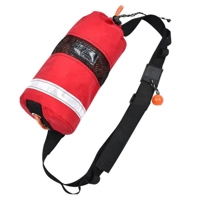BIGBEAR Water Rescue Throw Bag Floating Rope Kit Emergency Reflective Strip 450D Oxford Cloth 15KN Tensile Strength River Lake