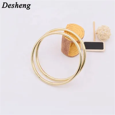 Professional Trendy Luxury Metal Round Handle 8CM Handbag Accessories Bag Hanger Zinc Alloy High-grade Handle