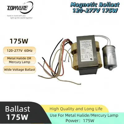 Good Quality 175W 120v / 208v / 240v / 277v 4 Taps Operation CWA Pulse Start Metal Halide Lamp HID Magnetic Ballast Kits