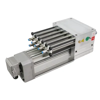 HLTNC HQP V5+4 3200RPM 3-Phase 1.7KW 65mm Stroke 220V/380V 50/60Hz Drill Spindle for Row Drilling