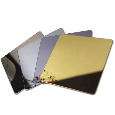 18K Gold Plated Stainless Steel Metal Sheets for Luxury Decoration