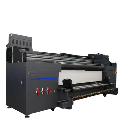 Factory Direct Sales 1.8-meter Six Head UV Mesh Belt Machine HB1806 (6 Heads) 4-color 4-color+white Mixed UV Mesh Belt Machine