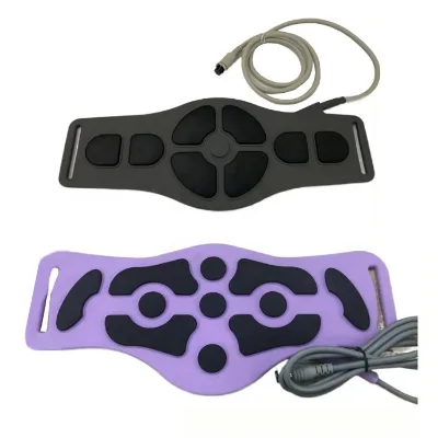 Customized Electric Heating Pulse Electrode Physiotherapy Rehabilitation Slimming Abdominal Waist Massager Silicone Massage Belt