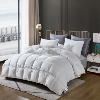 Wholesale Luxury Hotel Bedding Custom All-Season Lightweight Hypoallergenic Duvet Soft White Cover Healthy Comfortable Comforter