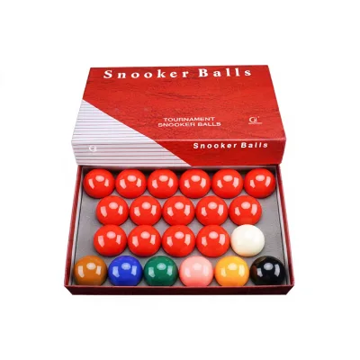 8A Resin Pool Billiard Balls Complete Set 22 52.5mm Size British Snooker Smooth Transparent Sturdy Durable Premium Quality