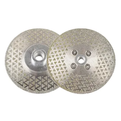 125mm Two Sides Diamond Coated Electroplated Saw Diamond Blade for Sharpening Stone Marble Granite
