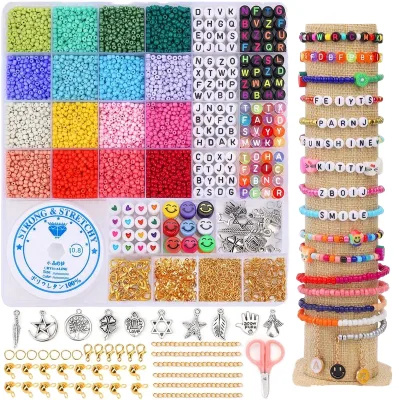 Hot Selling Glass Seed Bead Accessories Jewelry Making by Manufacturers Making Sets of Glass Seed Bead DIY Art and Craft Gifts