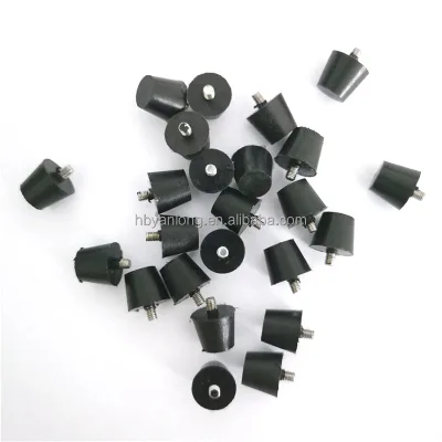 Customized Tapered Anti-Vibration High Precision Molded Rubber Mounts & Bumpers with 3D Design and Cutting Processing Service