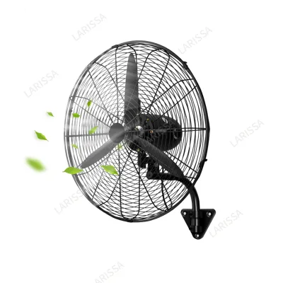 20-Inch High Power Industrial Metal Wall Fan Oscillating Horn Design Electric for Commercial Workshops Household Use Outdoor