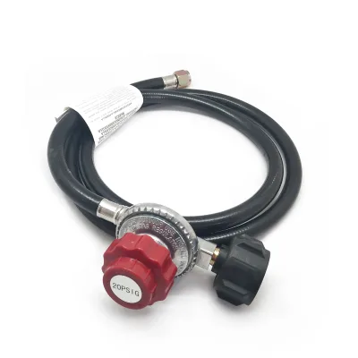LONGTIME 0-20 PS CSA Approved High Pressure Propane LPG Gas Regulator with Hose Kit for BBQ GAS COOKER