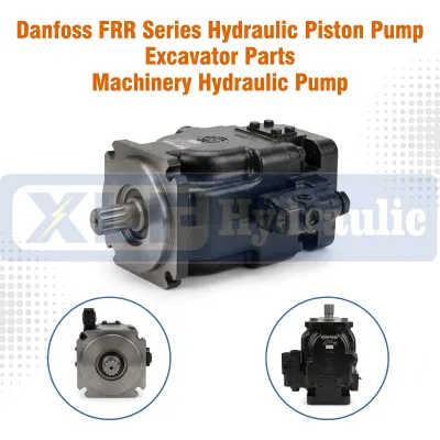 Variable Displacement Closed Loop Axial Piston Pump Compatible with Dan-foss FRR Series for Excavator Travel Drive FRR035 FRR055