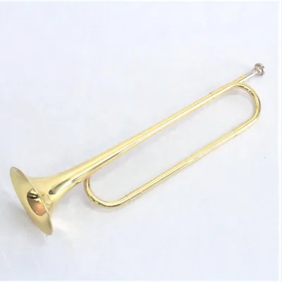 Professional for Beginners Gold Plate Bugle for Sale Wholesale High End Bb Tone Bugle With Portable Case