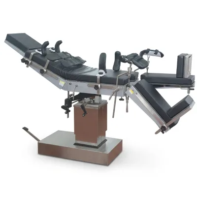 Multi Specialty Manual Operating Table C Arm X-Ray Exam Available Leg Plate Abduction Down Fold for Urological Surgery