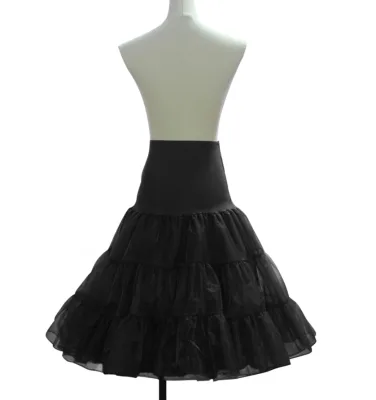 Plus Size Woman Dress Black Girl Petticoat