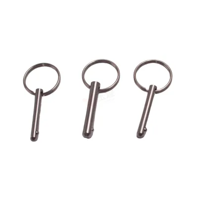 Factory Direct 304 Stainless Steel M5-M8 Quick Release Pin, Spring Loaded Fast Pins Headed With Ring