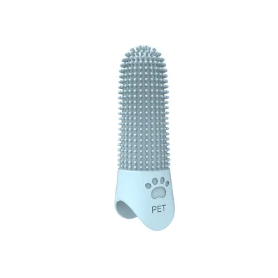 Silicone Finger Toothbrush for Cats and Dogs 360 Degree Pet Oral Cleaning Toothbrush