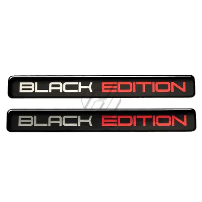For Motorcycle Street Bike Car Decal Black Edition Stickers