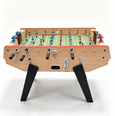 For Business Use 5ft Commercial Football Table with Coin Mechanism Heavy Duty MDF Frame Coin-Operated Baby Foot Table Player