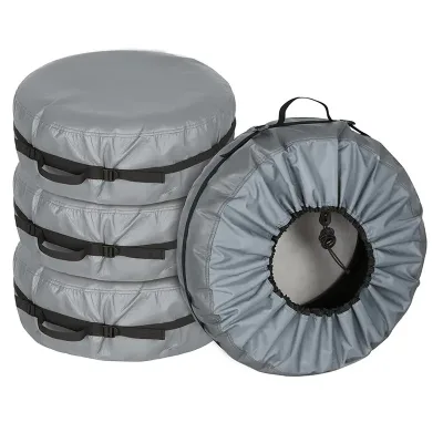 4 Pcs Per Pack Waterproof Tire Cover Wheel Tyre Covers With Handle Full Protection UV Crack Tire Bags