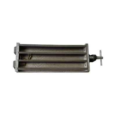 Cement Mortar Linear Shrinkage Three Gang Test Mould 25*25*285mm Steel Mould