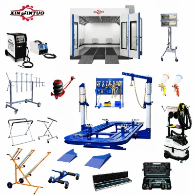 Xinjintuo After Sales Support Auto Paint Car Bench Long Service Life Filter Burner Fan Spare Parts CE ISO Spray Booth