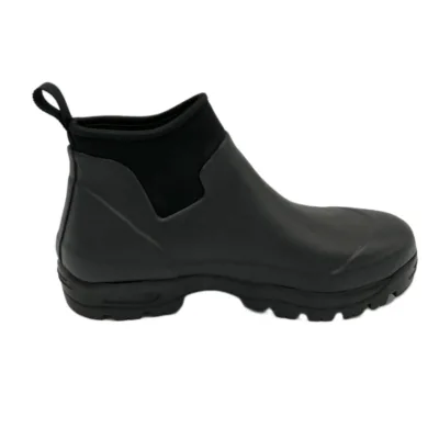 New Ladies' Ankle Comfortable Neoprene Lining Anti-slip Fashionable Women's Waterproof Rubber Rain Boots
