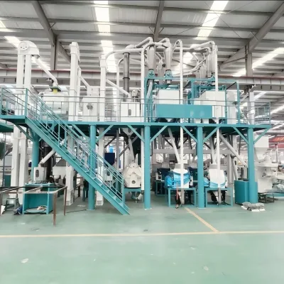 Quanfeng Industrial Automatic Wheat Flour Milling Plant 304 Food Grade Stainless Steel Corn Maize Grain Grinder Complete Line