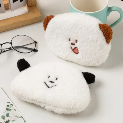 2024 New Plush Coin Bag Designer Portable Storage Bag Custom Pattern Korean Style Gift Plush Handbag