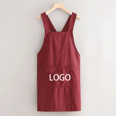 Hn Clearance Custom logo Oil Resistant Sublimation Blank Aprons Breathable Washable Kitchen Apron