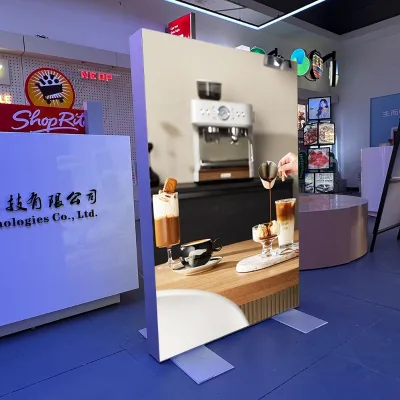 Customized Indoor Outdoor HD UV Double Sided Soft Film Light Box Led Card Cloth Advertising Light Box