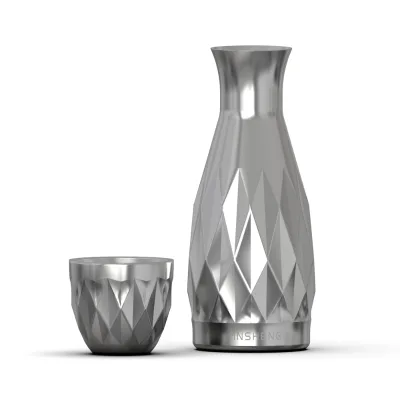 Ansheng Custom Stainless Steel Sake Jug Double Wall Vacuum Stainless Steel Tumbler Water Pitcher for Wine