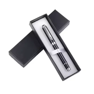 Wholesale Custom Logo Single Black Pen Box Promotional Business Gifts Single Black Pen Case for Pens