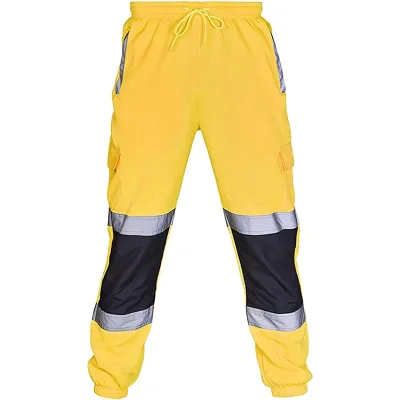 Men's Cycling Rain Pants Waterproof Outdoor Hiking Mountain Work Pant Safety Coated Softshell Biking Trousers