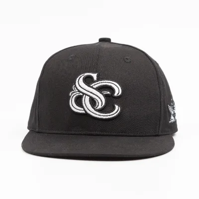 Custom 5 Panel Flat Brim 100% Cotton Closed Back Cap Flat Embroidery OEM Custom Logo Solid Color Hip Hop Baseball Hat