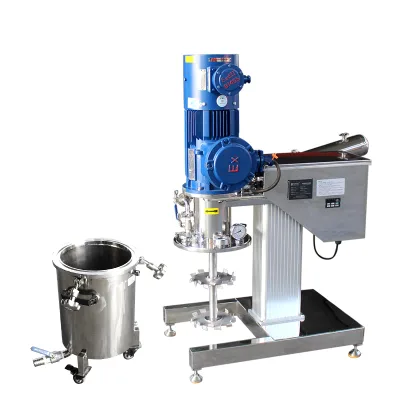 Electric Lift Closed Vacuum Disperser Explosion Proof with Condenser Stainless Steel Disperser