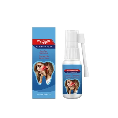Private Label Multi-Purpose Oral Hygiene Products Effective Toothache Relief Spray for Tooth Decay Dental Care and Pain Relief