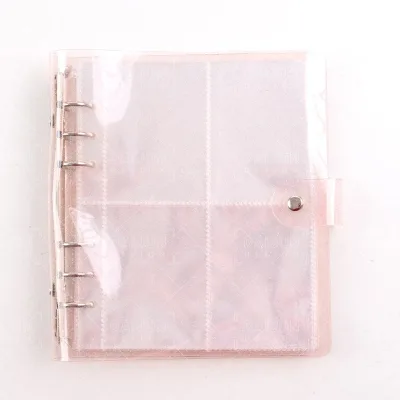 PVC Portable Photo Album Jelly Glitter Color Album for Mini Instax & Name Card Kpop Stars Photos Binder