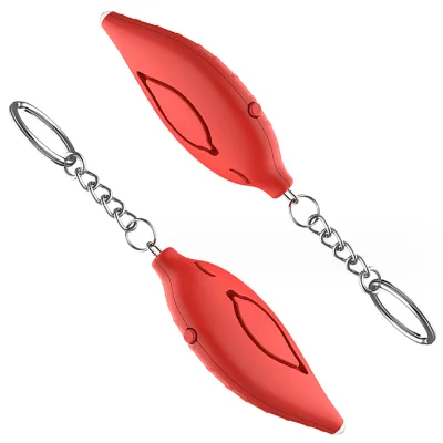 New Mini Super Large Decibel Smart Artifact Personal Women Girls Anti-Wolf Alarm Keychain with Panic Button