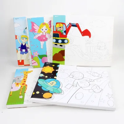 Cotton Mixed Large Diy Coloured Stretched Canvas for Sale